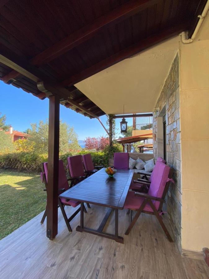 Amazing Villa With Views Sea In Paliouri Exterior photo